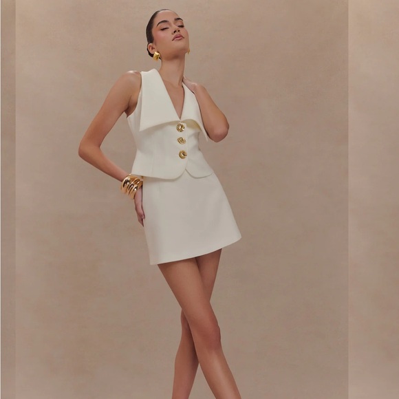 Meshki Tops - Meshki Alix Mixed Button Vest